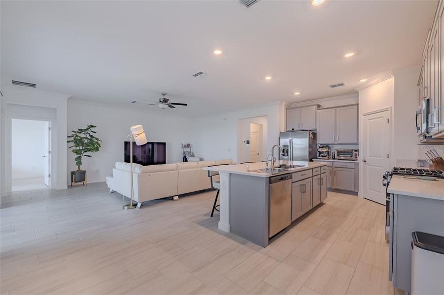 Furnished interior view inside a new home in Prosperity Lakes, Parrish (Image 18).