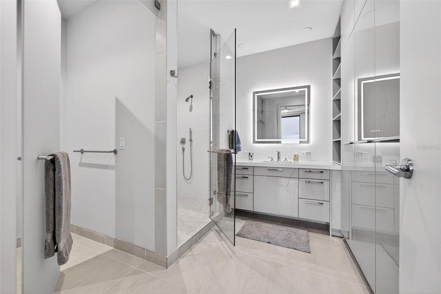 Furnished interior view inside a new home in , Longboat Key (Image 53). Furnished interior view inside a new home in , Longboat Key (Image 53).