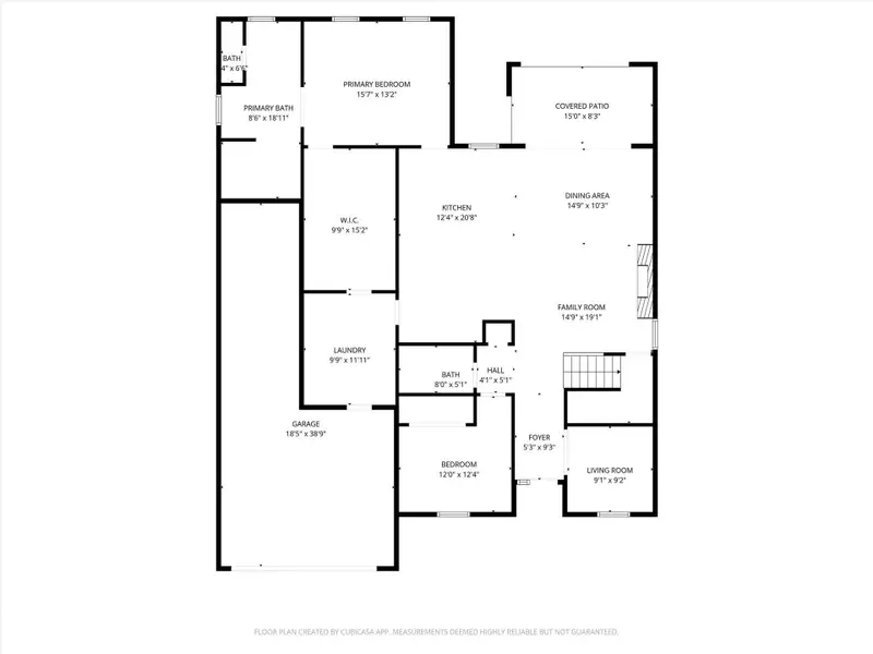2D floor plan layout of this home in , Georgetown, TX (Image 5).