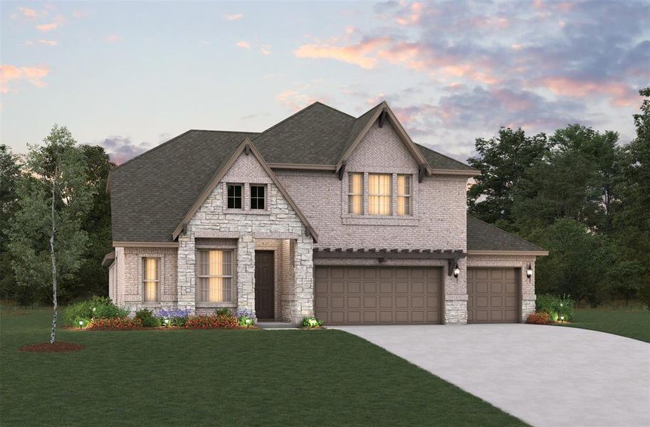 Beazer Homes Enclave at Legacy Hills Summerfield floorplan.