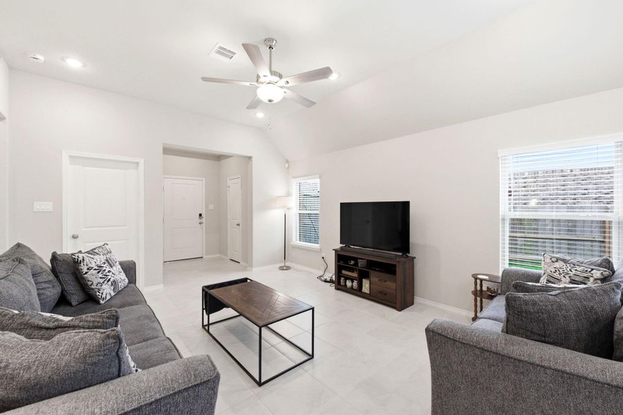 Lots of windows through out the home.