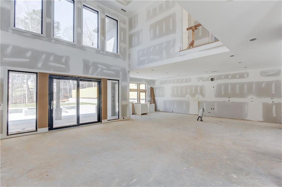 In-progress construction of a new home in , Sugar Hill, GA (Image 9).