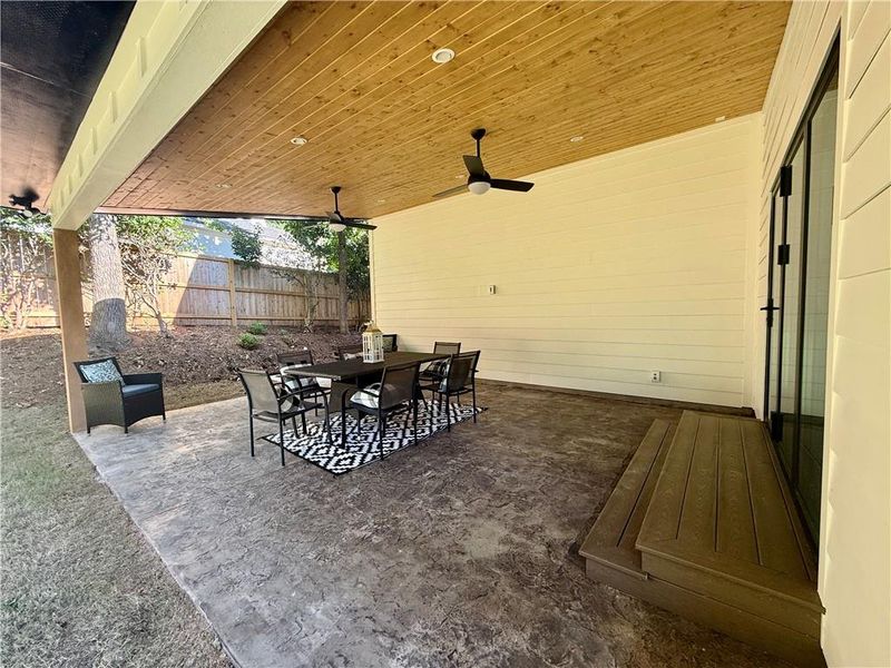 Exterior details and patio area of a home in , Dunwoody (Image 31).