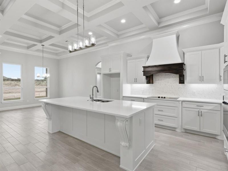 Furnished interior view inside a new home in , Azle (Image 7).