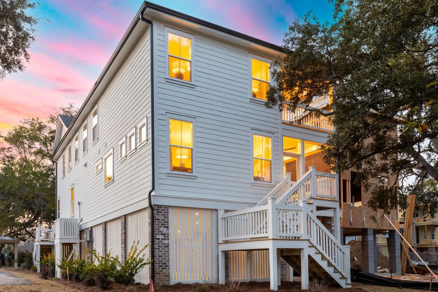 Front exterior of a new home in Miller's Crossing, Johns Island, SC, highlighting curb appeal (Image 22).