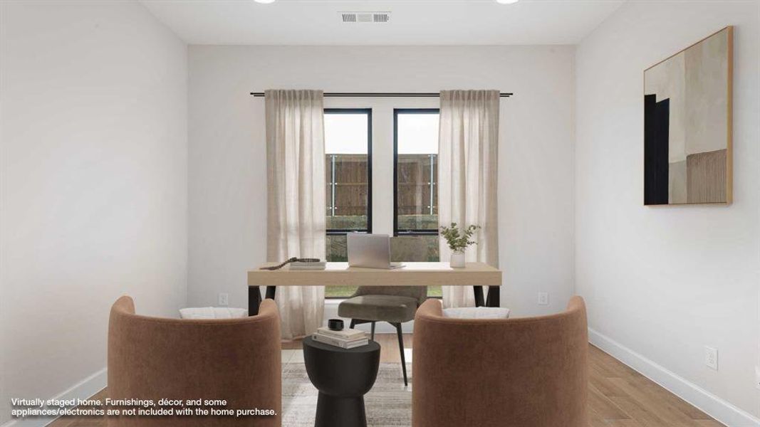 Furnished interior view inside a new home in Terraces 62', Rockwall (Image 11).