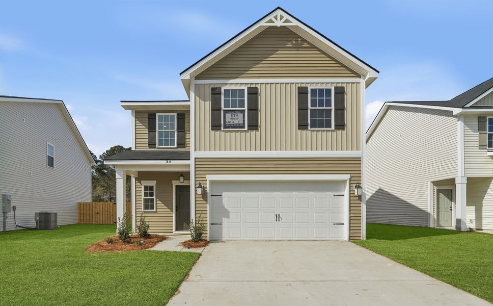 Representative exterior photo of a completed home built from the The Ryon by RTS Homes in The Pointe at Villages on Marne, Hinesville, GA (Image 19).