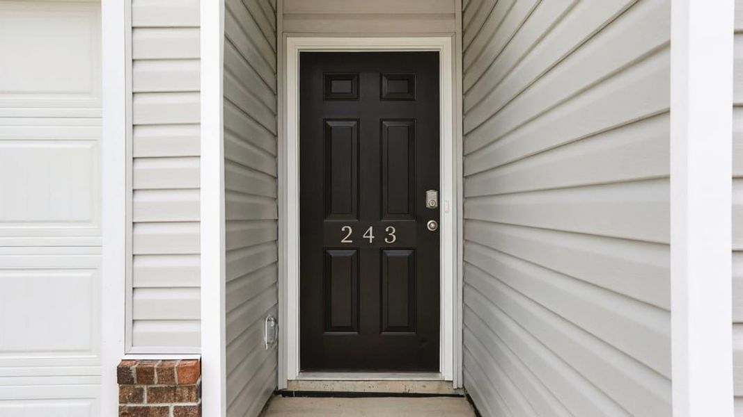 Exterior details and patio area of a home in Durbin Meadows, Fountain Inn (Image 3).