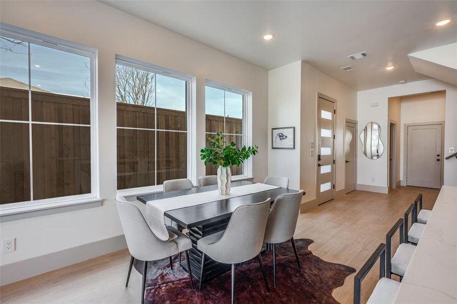 Furnished interior view inside a new home in , Fort Worth (Image 9). Furnished interior view inside a new home in , Fort Worth (Image 9).