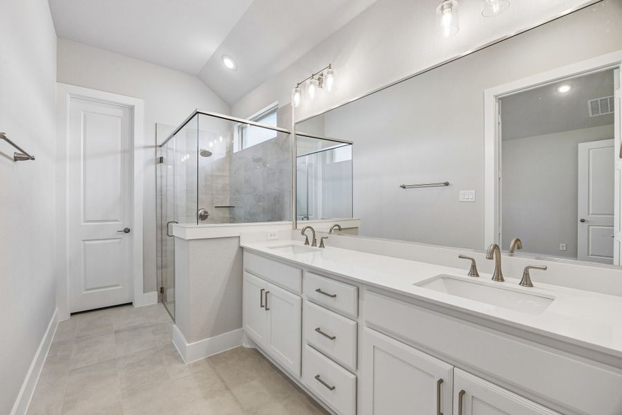 Furnished interior view inside a new home in Painted Tree Woodland West, McKinney (Image 10).