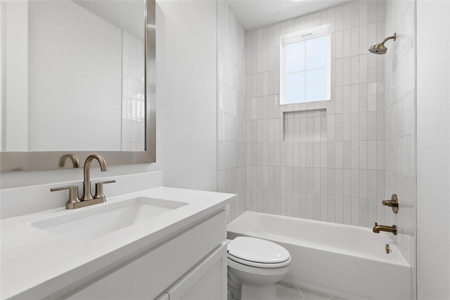 Furnished interior view inside a new home in Aledo Heights - Aledo ISD, Aledo (Image 12).