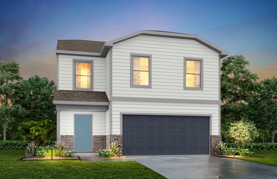 Representative exterior photo of a completed home built from the Big Bend by National HomeCorp in Villages of Mayfield, Cleburne, TX (Image 15).