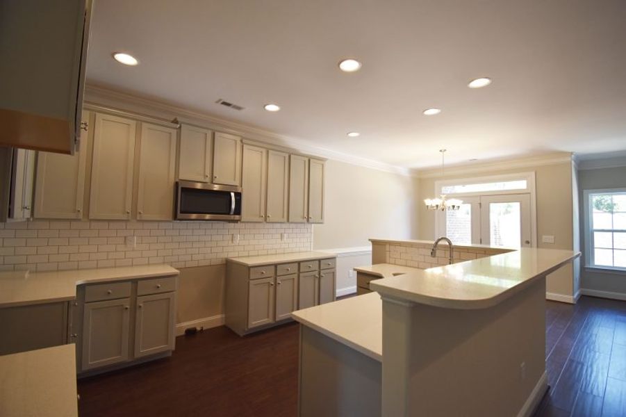 Representative furnished interior of a home built from the Cayman X by Keystone Homes NC in Trellises, High Point (Image 19).