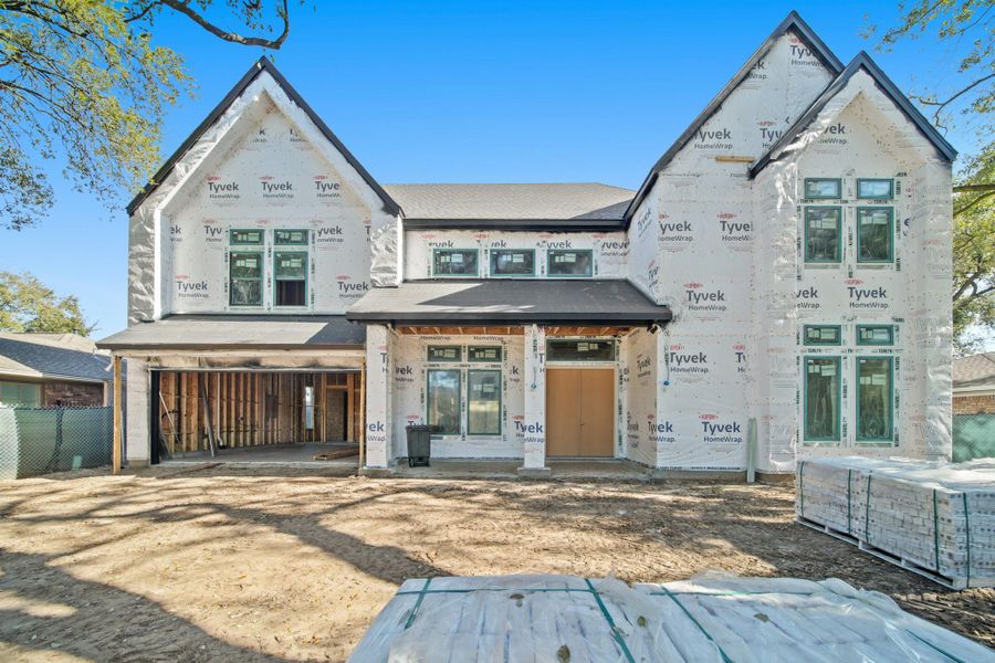 In-progress construction of a new home in , Houston, TX (Image 23).