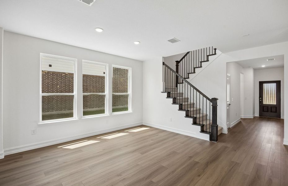 Spacious, unfurnished interior of a new home in Anna Town Square, Anna (Image 25). Spacious, unfurnished interior of a new home in Anna Town Square, Anna (Image 25).