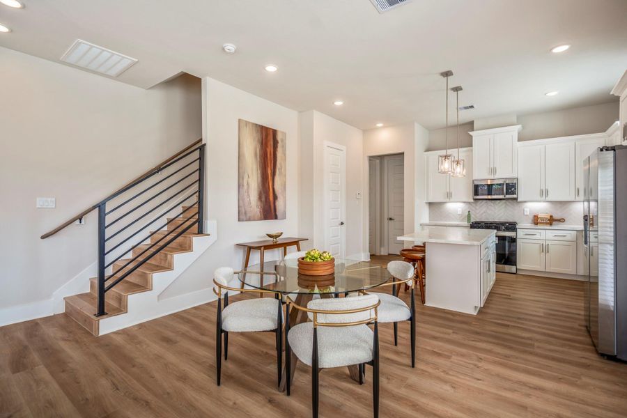 Furnished interior view inside a new home in , Houston (Image 10). Furnished interior view inside a new home in , Houston (Image 10).