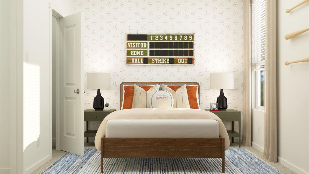 Furnished interior view inside a new home in Moore Landing, Magnolia (Image 27).