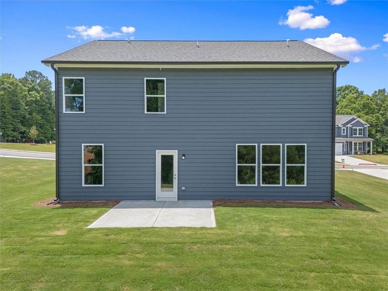 Exterior details and patio area of a home in Ellington Farms, Statham (Image 3).