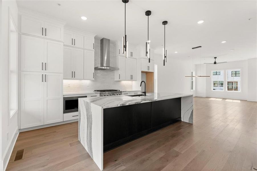 Furnished interior view inside a new home in , Alpharetta (Image 9).