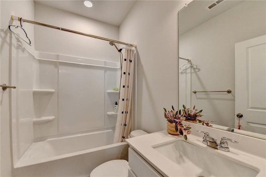 Furnished interior view inside a new home in Graystone Village, Grayson (Image 5). Furnished interior view inside a new home in Graystone Village, Grayson (Image 5).