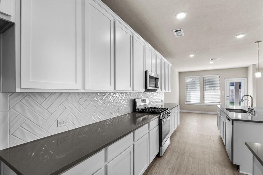 Furnished interior view inside a new home in Marvida, Cypress (Image 6). Furnished interior view inside a new home in Marvida, Cypress (Image 6).