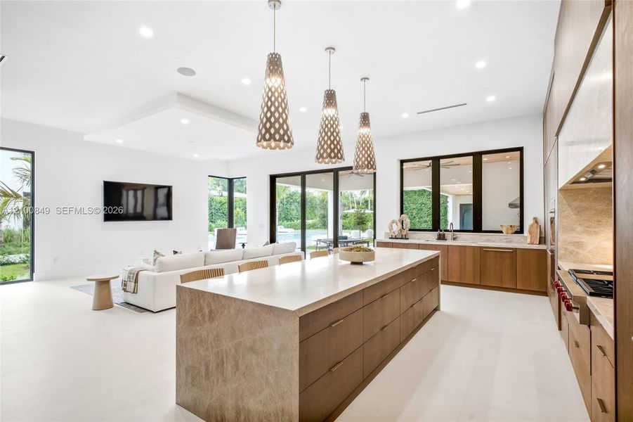 Furnished interior view inside a new home in , Palmetto Bay (Image 45).