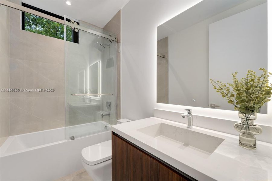 Furnished interior view inside a new home in , Miami (Image 14). Furnished interior view inside a new home in , Miami (Image 14).