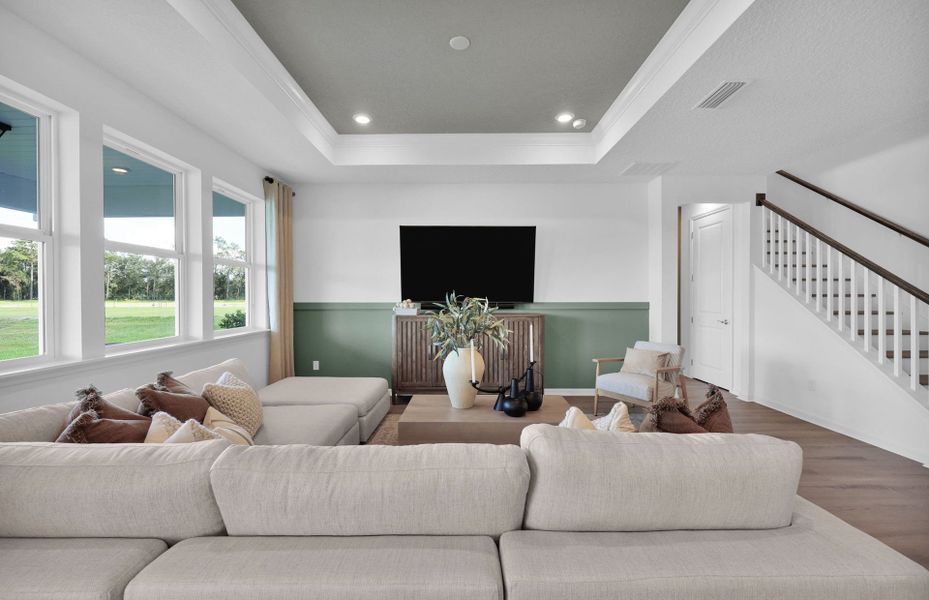 Representative furnished interior of a home built from the Whitestone by Pulte Homes in Joseph Oaks, Jacksonville (Image 18).