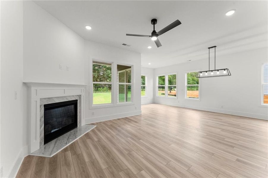 Spacious, unfurnished interior of a new home in Hillgrove Preserve, Powder Springs (Image 53).