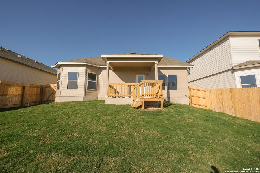 Exterior details and patio area of a home in Paloma Park, Converse (Image 4). Exterior details and patio area of a home in Paloma Park, Converse (Image 4).