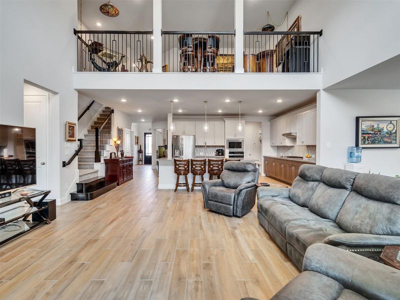 Furnished interior view inside a new home in ARTAVIA, Conroe (Image 14).