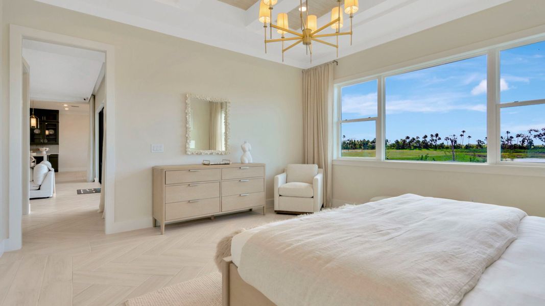 The Primary Bedroom of another Grand Sabal Model which is available at Serengeti.