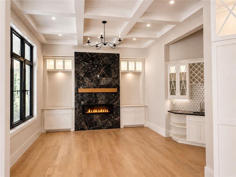 Furnished interior view inside a new home in , Alpharetta (Image 6).