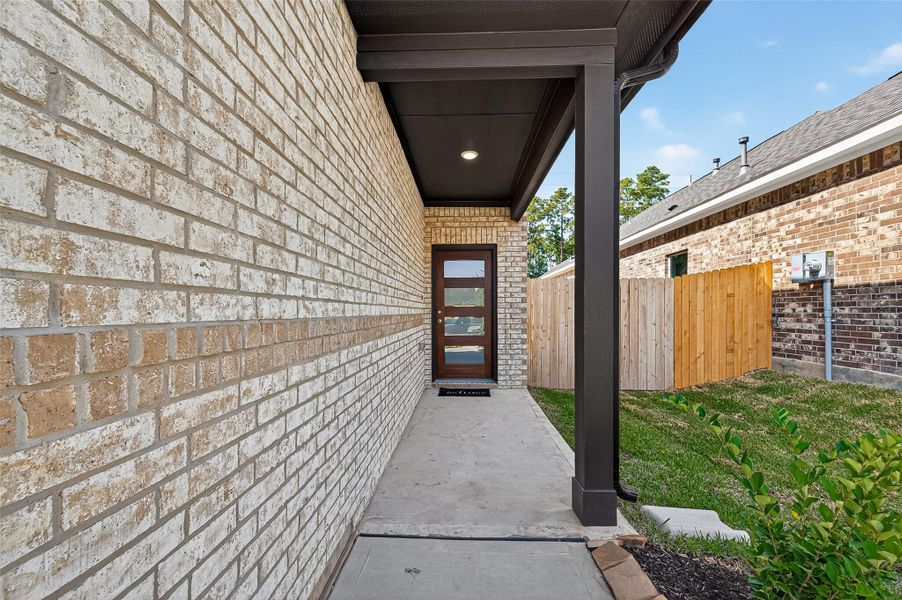 Exterior details and patio area of a home in Crosby Terrace, Crosby (Image 29).