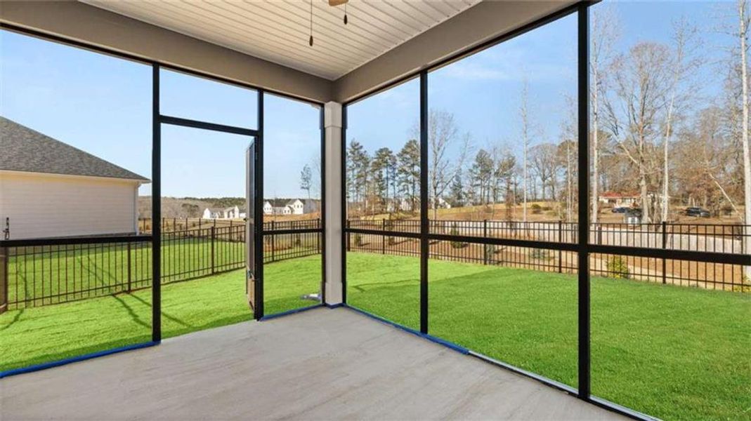 Exterior details and patio area of a home in Oak Ridge Meadows - Active Adult, Locust Grove (Image 2). Exterior details and patio area of a home in Oak Ridge Meadows - Active Adult, Locust Grove (Image 2).