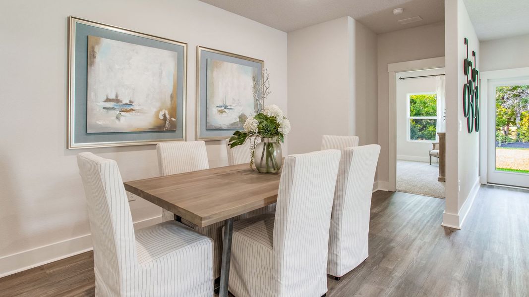 Furnished interior view inside a new home in Ashton Park Phase III, Freeport (Image 11).