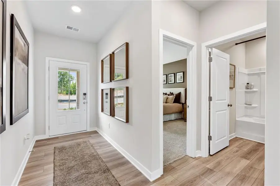 Spacious, unfurnished interior of a new home in Oak Grove Glen, Snellville (Image 17). Spacious, unfurnished interior of a new home in Oak Grove Glen, Snellville (Image 17).