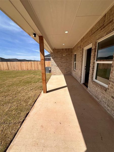 Exterior details and patio area of a home in , Abilene (Image 15).