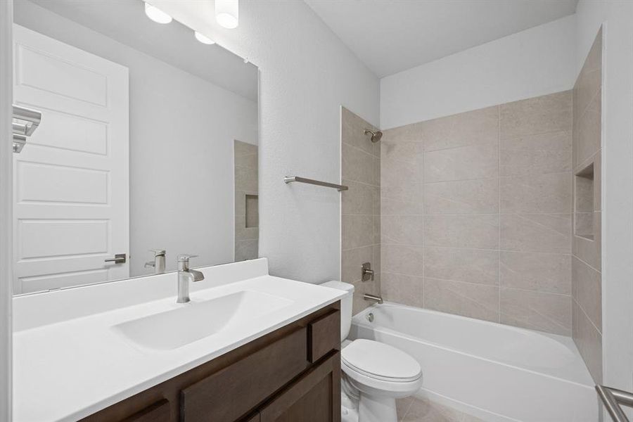 Furnished interior view inside a new home in Treeline, Justin (Image 13). Furnished interior view inside a new home in Treeline, Justin (Image 13).