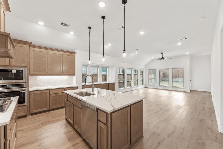 Furnished interior view inside a new home in Creekview Meadows, Pilot Point (Image 12). Furnished interior view inside a new home in Creekview Meadows, Pilot Point (Image 12).