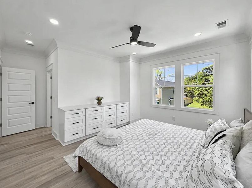 Furnished interior view inside a new home in , North Charleston (Image 33).