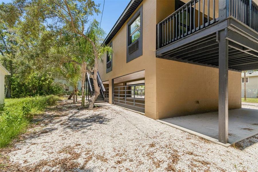 Exterior details and patio area of a home in , Clearwater (Image 3). Exterior details and patio area of a home in , Clearwater (Image 3).