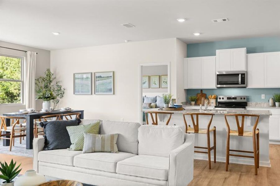 Furnished interior view inside a new home in Northberry, Rome (Image 33).