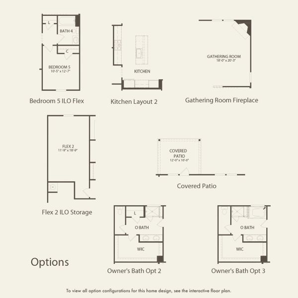2D floor plan layout for the Frazier by Pulte Homes in Independence at Carter's Station, Columbia, TN (Image 5).