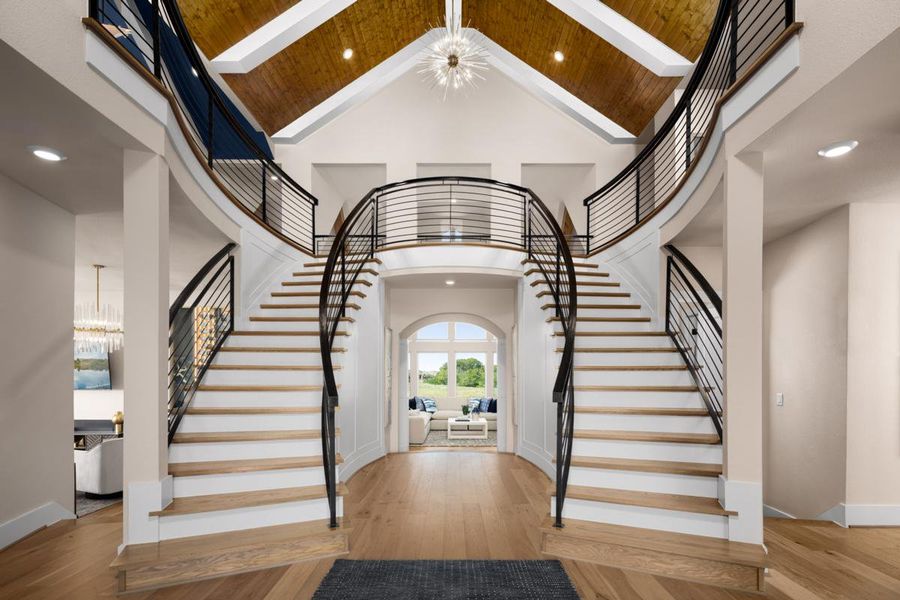 Representative unfurnished interior of a home built from the Grand Legacy by Grand Homes in Grand Oaks, Celina (Image 11).