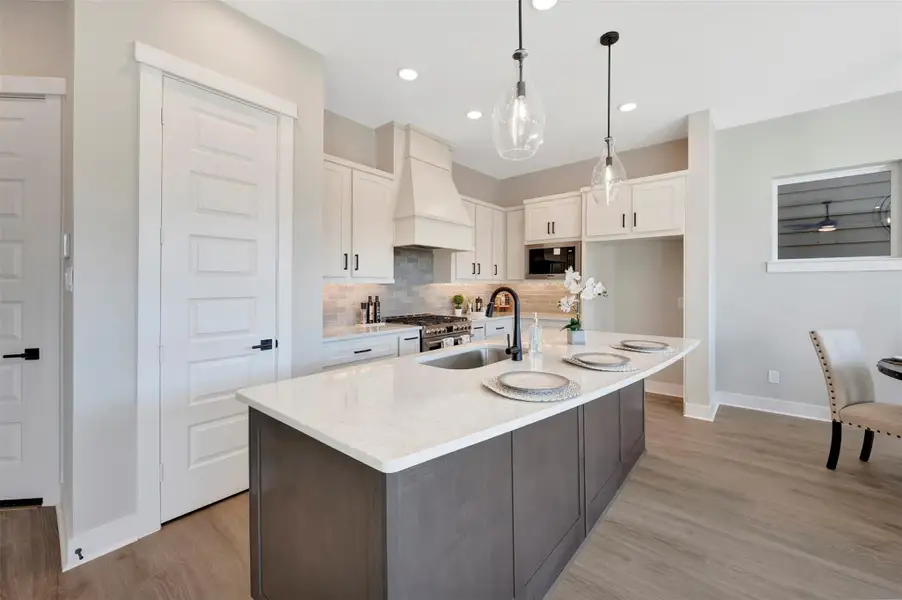 Furnished interior view inside a new home in Retreat at Oak Park, Houston (Image 6).