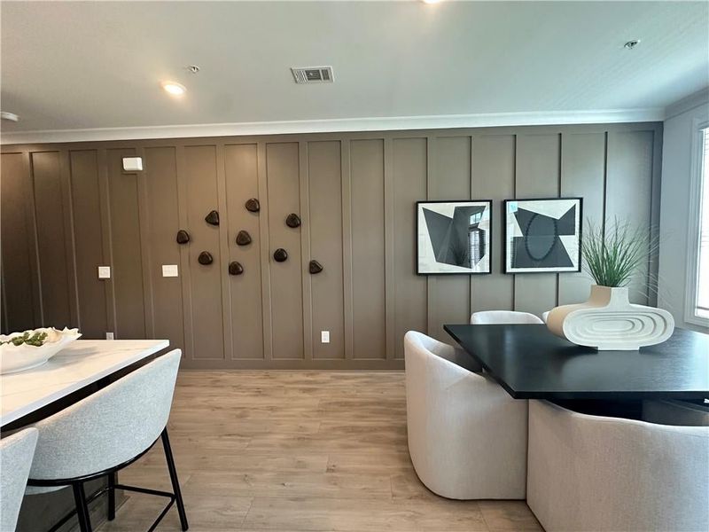 Optional Wall Trim to add to the main level living and stairwell *Photos shown are from same floor plan, but different staged home*