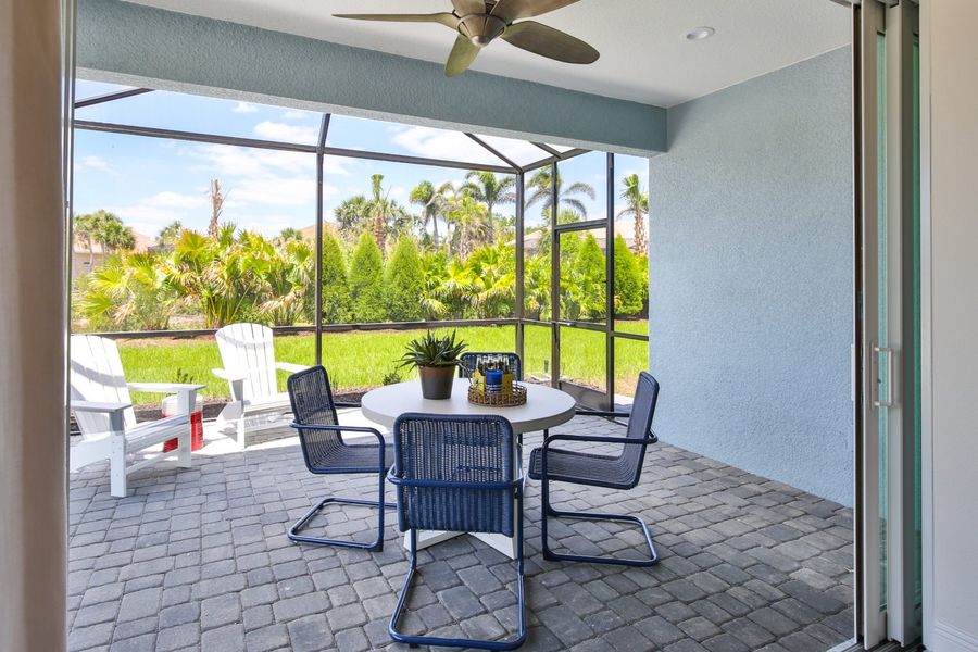 Representative exterior details of a home built from the Sandcastle 2 by Neal Communities in Boca Royale Golf & Country Club at Wellen Park, Englewood (Image 4).