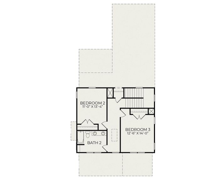 2D floor plan layout of this home in Nexton, Summerville, SC (Image 4).