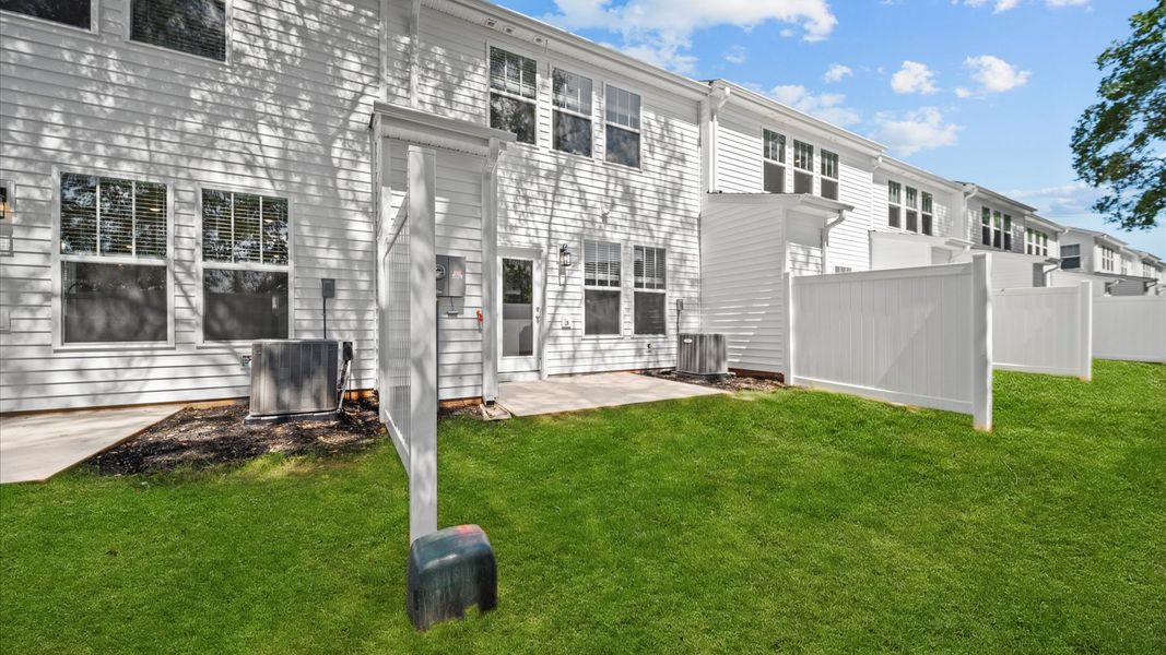 Front exterior of a new home in Hickory Heights, Greenville, SC, highlighting curb appeal (Image 18).